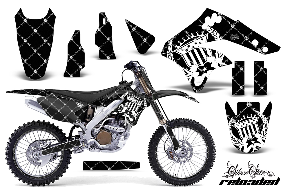 Kawasaki KX250F 06-08 Graphics Kit SSR WB NPs